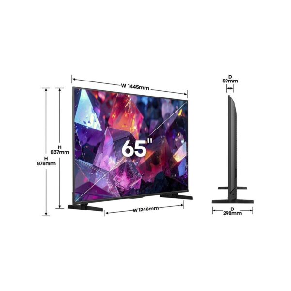 Hisense 65E7S Pro 65” 164 Ekran 4K Ultra HD QLED Smart TV Vidaa ile Üstün Görüntü Teknolojisi