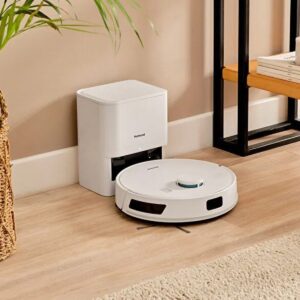 Homend Alex Laser Power 1289H Otomatik Boşaltım Sistemli Yeni Nesil Moplu 10 kPa Robot Süpürge Beyaz HBCV0000HK0DCT