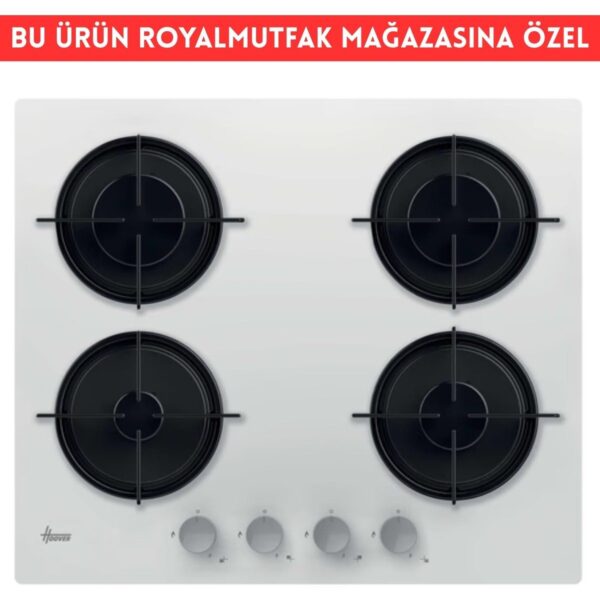 Hoover Roma / Beyaz Cam Dijital Turbo Ankastre Set (HO3158W+ HVW6MW +HDG6C1GWTK)