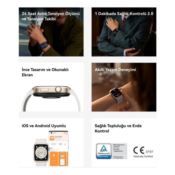 Huaweı Watch D2 – Kauçuk
