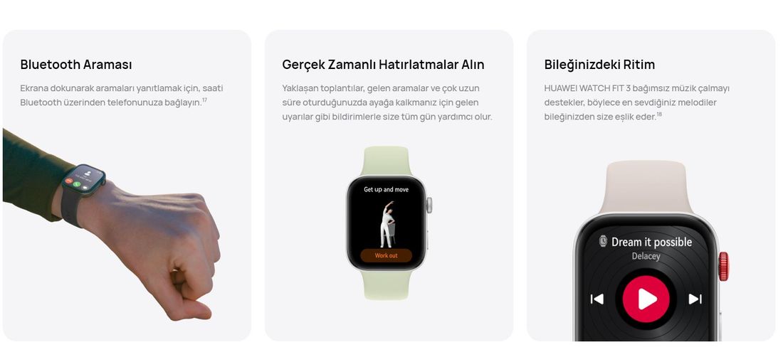 Huawei Watch Fit 3 - Deri