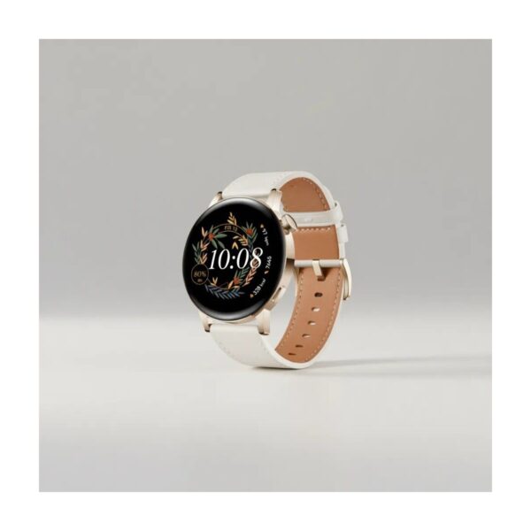 Huawei Watch GT 3 Elegant 42MM – Beyaz AMOLED Ekranlı Sağlık Takibi Özellikleri ile Akıllı Saat