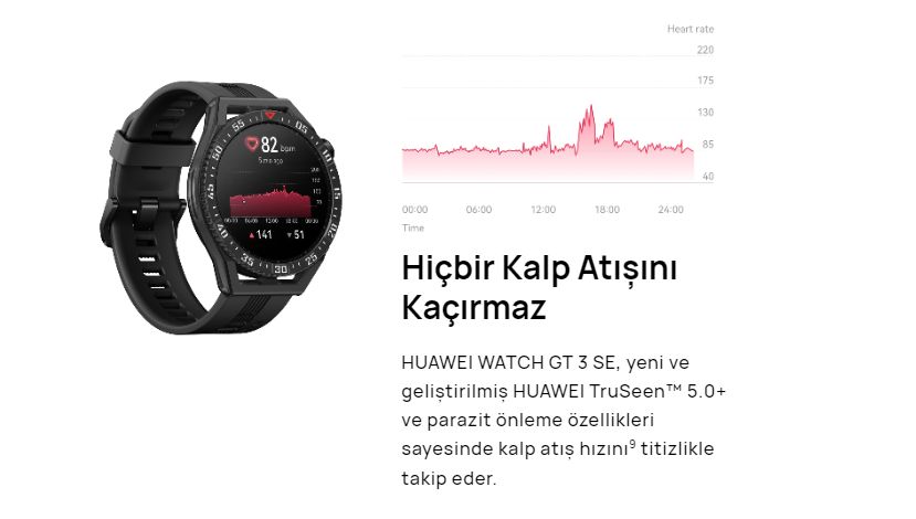 HUAWEI Watch GT 3 SE - Siyah