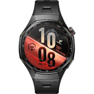 Huawei Watch GT 7 Pro 46 mm Akıllı Saat - Siyah, Titanyum Kasa, iOS me Android Uyumlu, EKG, Nano Seramik Bezel, 21 Güne Varan Pil Ömrü Siyah