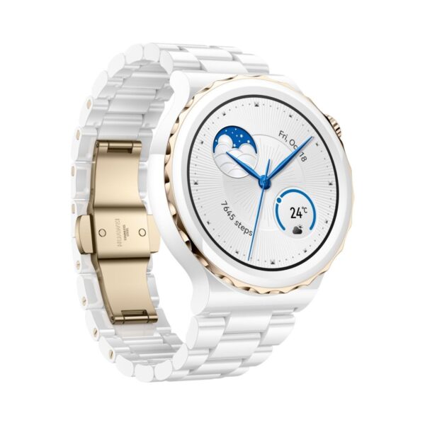 Huawei Watch GT3 Pro 43MM Seramik Kasa Akıllı Saat Modeli ile Spor ve Günlük Kullanım Uyumlu