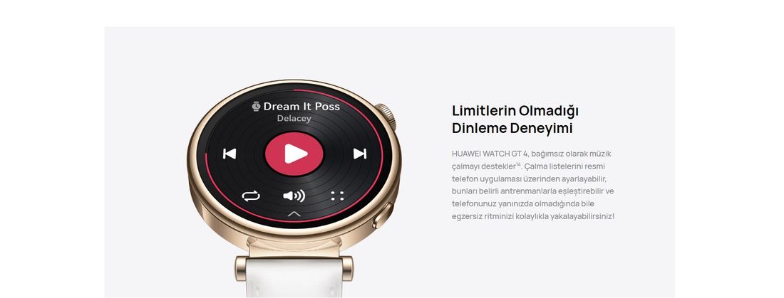 HUAWEI Watch GT4 41mm - Su Geçirmez Tasarım, Adımsayar ve Uyku Takibi ile Günlük Kullanıma Uygun