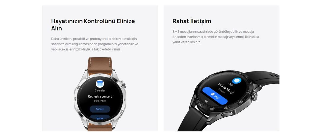 HUAWEI Watch GT4 41mm - Su Geçirmez Tasarım, Adımsayar ve Uyku Takibi ile Günlük Kullanıma Uygun