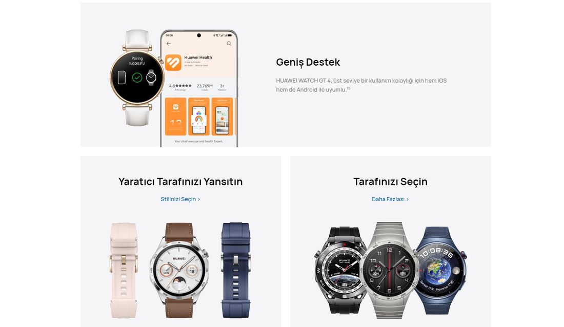 HUAWEI Watch GT4 41mm - Su Geçirmez Tasarım, Adımsayar ve Uyku Takibi ile Günlük Kullanıma Uygun