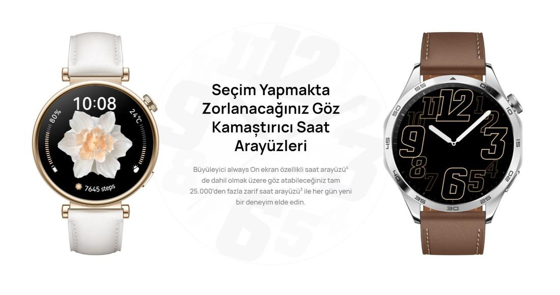 HUAWEI Watch GT4 41mm - Su Geçirmez Tasarım, Adımsayar ve Uyku Takibi ile Günlük Kullanıma Uygun