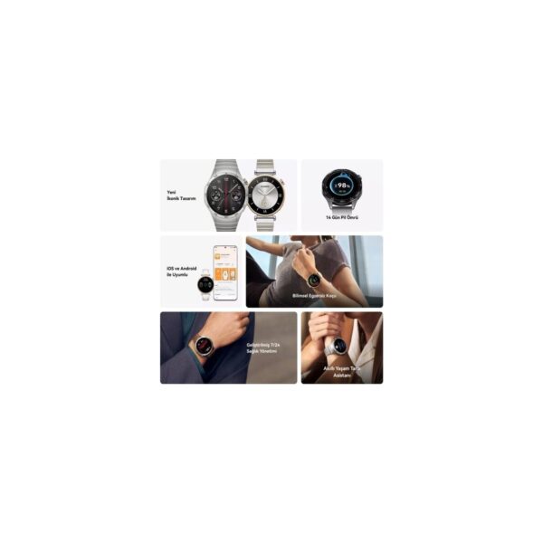 HUAWEI Watch GT4 41mm – Su Geçirmez Tasarım, Adımsayar ve Uyku Takibi ile Günlük Kullanıma Uygun