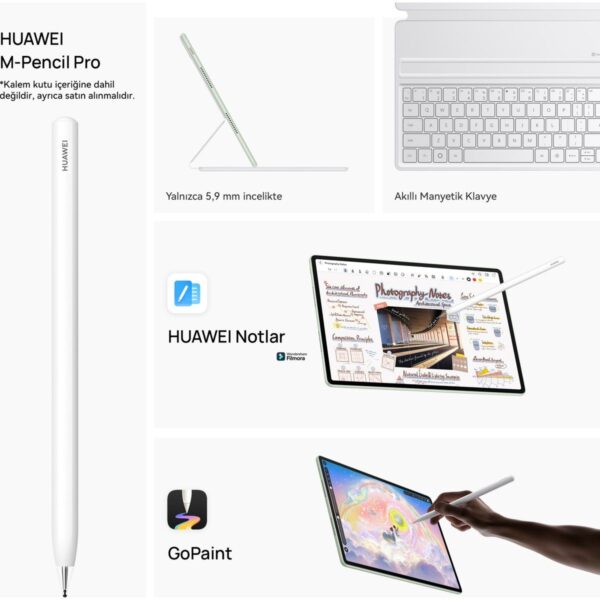 Huawei Yeni (2025) Matepad 12X 12.0″ Papermatte Edition 12GB 256GB + Klavye