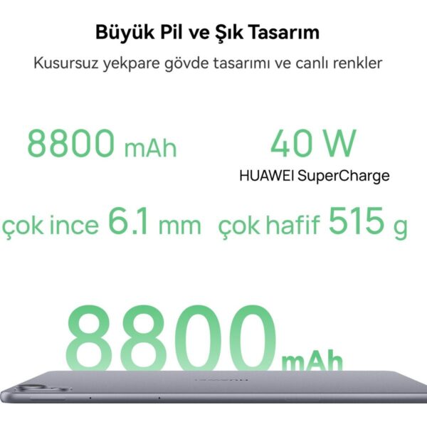 Huawei Yeni (2026) MatePad 11.5S Ultra Net PaperMatte Ekran 12GB 256GB Uzay Grisi + Ayrılabilir Klavye