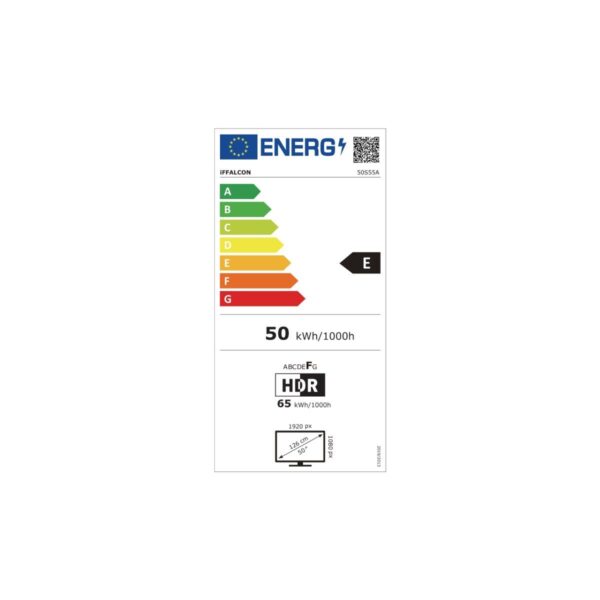 iFFALCON 50S55A 50” 127 Ekran Uydu Alıcılı Full HD Android QLED TV