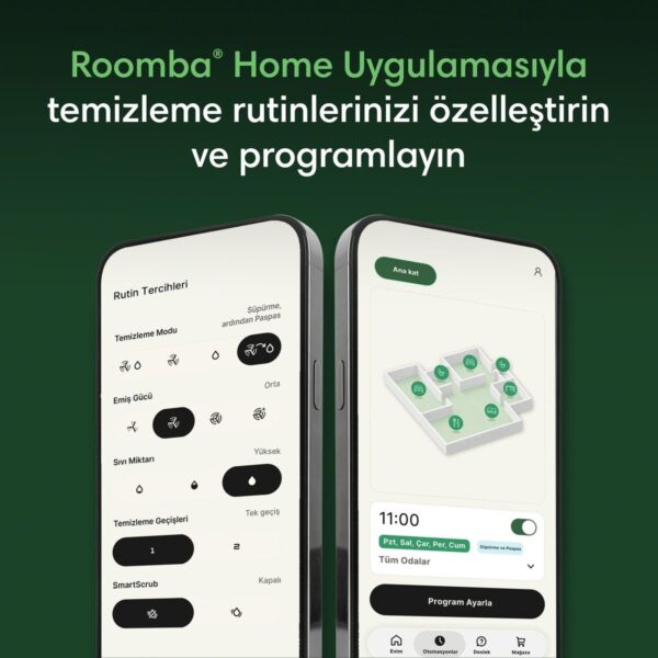 Irobot Roomba Max 775 Combo Robot Süpürge ve Paspas + Autowash Istasyonu (Siyah)