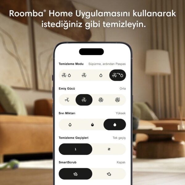 iRobot Roomba Plus 515 Combo Robot Süpürge ve Paspas + Autowash Istasyonu (Beyaz)