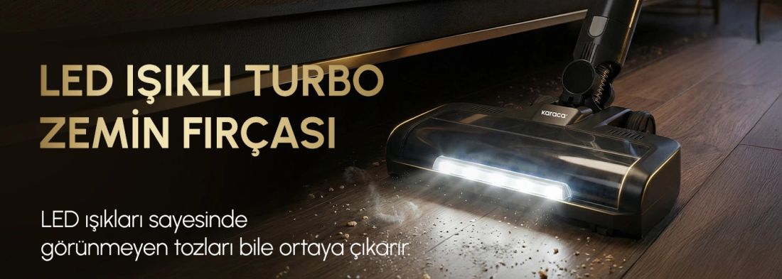 Karaca Power Up Pro 25 Watt Dik Süpürge Bakır Renk 0,6 Litre Toz Haznesi ile Güçlü Emiş