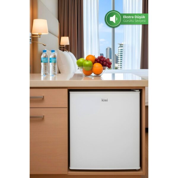 Kiwi KRF-2545 Mini Buzdolabı 45 lt Enerji Sınıfı E Ayarlanabilir Termostat ve Düşük Gürültü Seviyesi