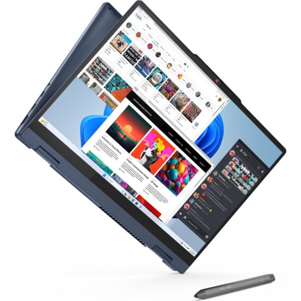 Lenovo IdeaPad 5 2-in-1 14IRH9 Intel Core i5 13420H 8GB 512GB SSD Windows 11 Home 14″ WUXGA Dokunmatik Taşınabilir Bilgisayar 83KX005CTR + Lenovo Kalem