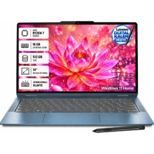 Lenovo IdeaPad Flex 5 14ABR8 AMD Ryzen 7 5825U 16GB 512GB SSD Windows 11 Home 14" Taşınabilir Bilgisayar 82XX00FKTX HBCV00008O17ZB