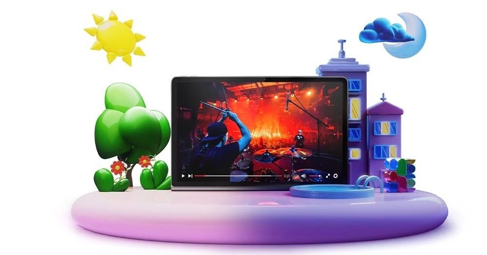 Lenovo Tab Plus 11.5 inç 90Hz 2K QHD 8GB Ram 128GB Hafıza Android Tablet Gri Renkli (ZAE00032TR)