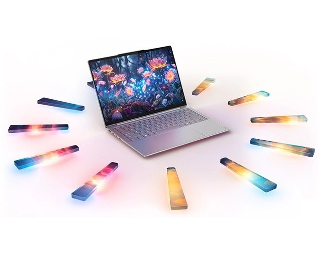 Lenovo Yoga Slim 7 Aura Edition Intel Core Ultra 5 226V 16GB 512GB SSD Windows 11 Home 14" Taşınabilir Bilgisayar 83JX00BATR