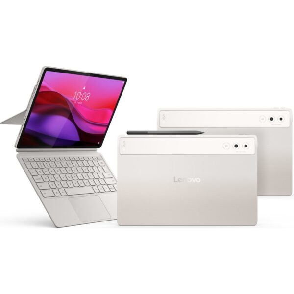 Lenovo Yoga Tab Plus 16GB 512GB Depolama 12.7″ 3K (2944×1840) LTPS 144Hz Android Tablet + Klavye + Kalem ZAEG0058TR