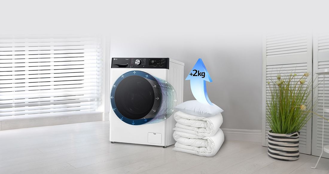 LG F4Y5EYW0W Vivace 11 kg 1400 Devir Çamaşır Makinesi