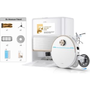 Mova V70 Ultra Complete, 42.000 Pa Emiş Gücü, 17 cm Uzayabilen Maxireachx Mop, 3 Yıl Garanti HBCV0000JG3402
