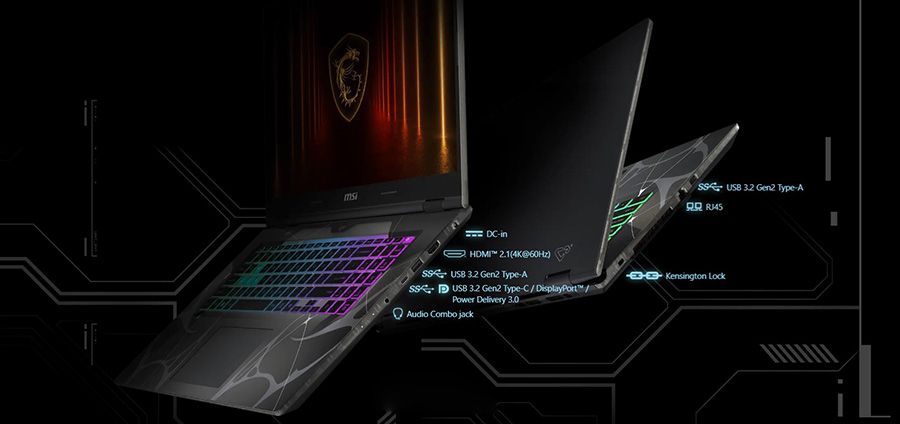 MSI CYBORG 17 B13WFKG-210XTR Intel Core i7 13620H 32GB 1TB SSD RTX5060 Freedos 17.3" FHD 144Hz Taşınabilir Bilgisayar