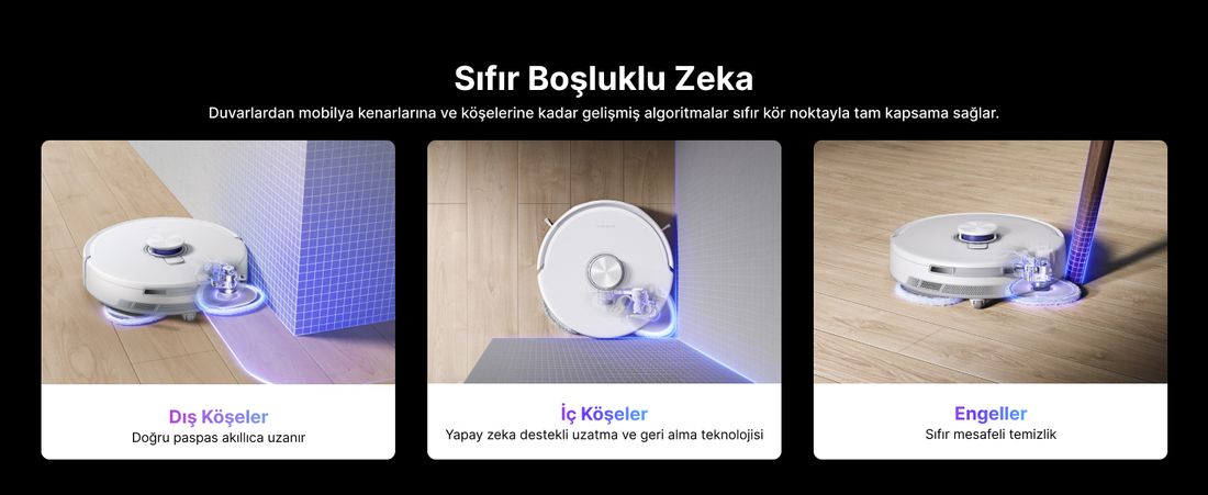 Narwal Freo Z10 Ultra Akıllı Robot Süpürge Gri 18.000PA Emiş Gücü Sert Zemin Kullanımı için