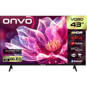 Onvo 43VQ80F3FA 43'' 109 Ekran Uydu Alıcılı Full HD WhaleOS QLED TV HBCV0000F9EWCK