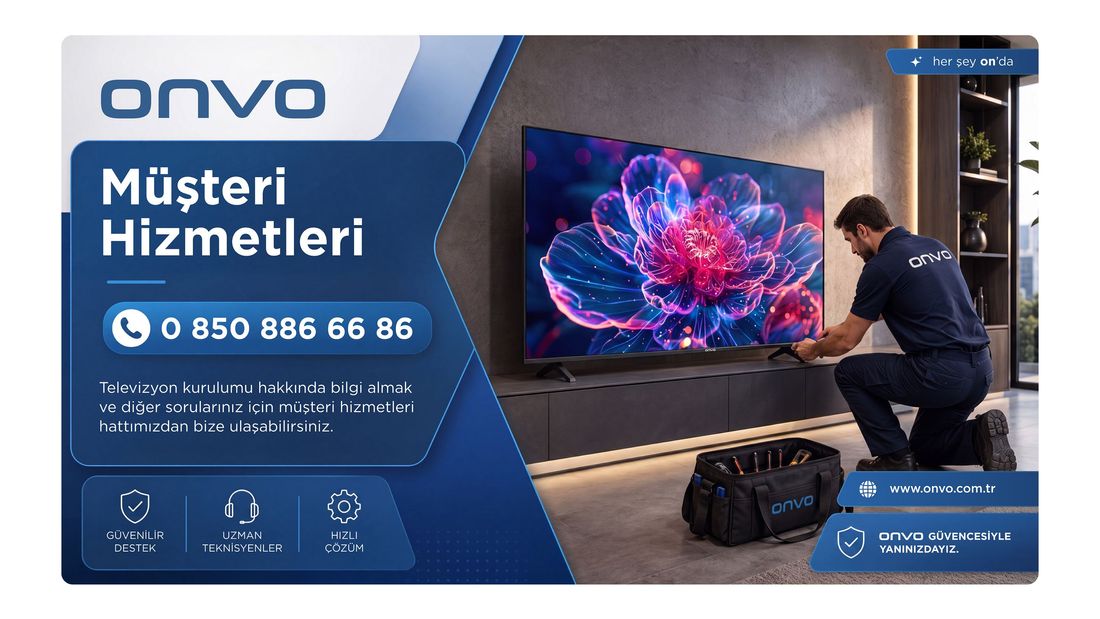 Onvo 55VQ90F3UA 55'' 140 Ekran Uydu Alıcılı 4K Ultra HD Google Smart QLED TV