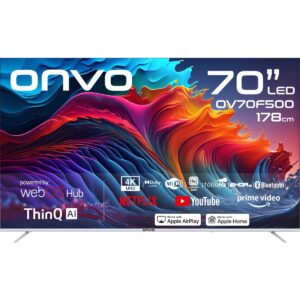 Onvo OV70F500 70" 178 Ekran Uydu Alıcılı 4K Ultra HD Smart LED TV HBCV0000492ITH