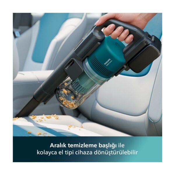 Philips 6000 Serisi Kablosuz Dikey Süpürge, PowerCyclone 11, Aqua Modül ile Kolay Mop, TriActive LED Başlık, 64 Dakika Kullanım, XC6553/01