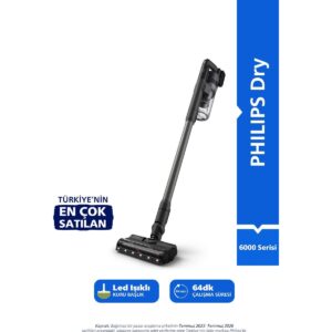 Philips 6000 Serisi Kablosuz Dikey Süpürge, Powercyclone 11, XC6551/01 HBCV0000DF1N9O
