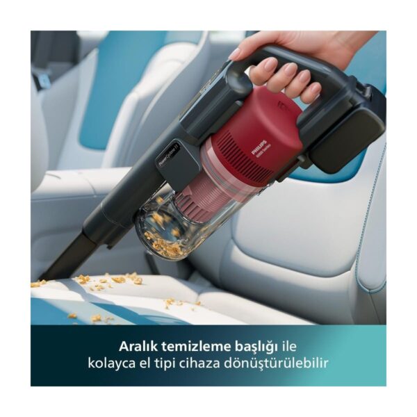 Philips 6000 Serisi Kablosuz Dikey Süpürge, Powercyclone 11 (XC6552/01) ve Philips Orijinal Yedek Filtre – Kablosuz Süpürge 6000, 7000 ve 8000 Serisi ile Uyumlu (XV1681/01)
