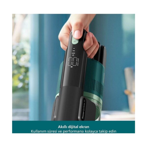 Philips 6000 Serisi XC6456/10 Kablosuz Şarjlı Dikey Süpürge Toz Haznesi ile Kolay Temizlik