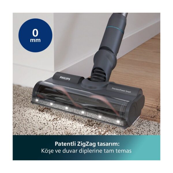 Philips 8000 Serisi Aqua Plus Kablosuz Dik Süpürge, 25,2 V, 80 dk’ya kadar Çalışma Süresi, PrecisionPower Başlık, Aqua Plus Başlık, XC8053/01