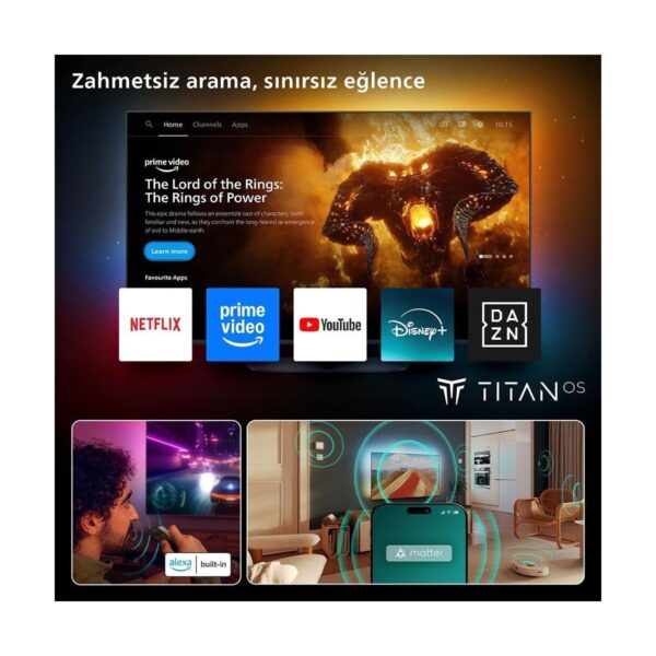 Philips Ambilight TV 55OLED760/12 4K UHD OLED 139cm 55″ Smart TV Dolby Vision TitanOS