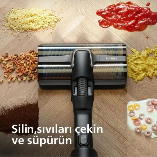 Philips Aqua Trio 9000 Series Hibrit Güç Motorlu Dikey Süpürge Islak Kuru ve Moplu 0-250 Watt Renk