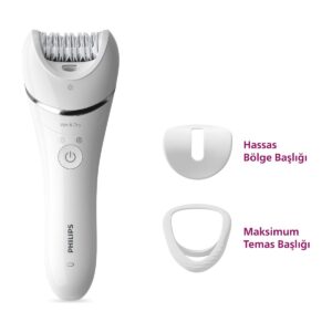Philips BRE700/05 Kablosuz Epilatör Islak-Kuru Kullanım Özelliği ile Bacak Yüz Koltuk Altı Bikini Bölgesi İçin HBV00000X1SUS