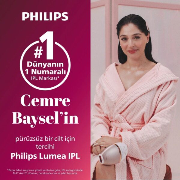 Philips Lumea 7000 Serisi BRI921/00 IPL Tüy Alma, Tüy Kısaltıcı,Vücut ve Yüz için 2 Başlık, Çanta
