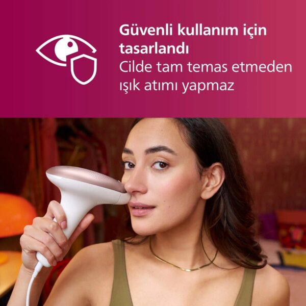 Philips Lumea 7000 Serisi SC1997/00 IPL Tüy Alma Gülkurusu Renkli 2 Başlık ve Çanta ile