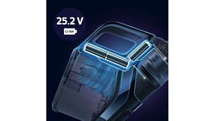 Philips XC7043/01 SpeedPro Max Şarjlı Dikey Süpürge - 25.2V, 65 dk Çalışma Süresi, 360° Emiş Başlığı ve TurboPet Başlığı ile