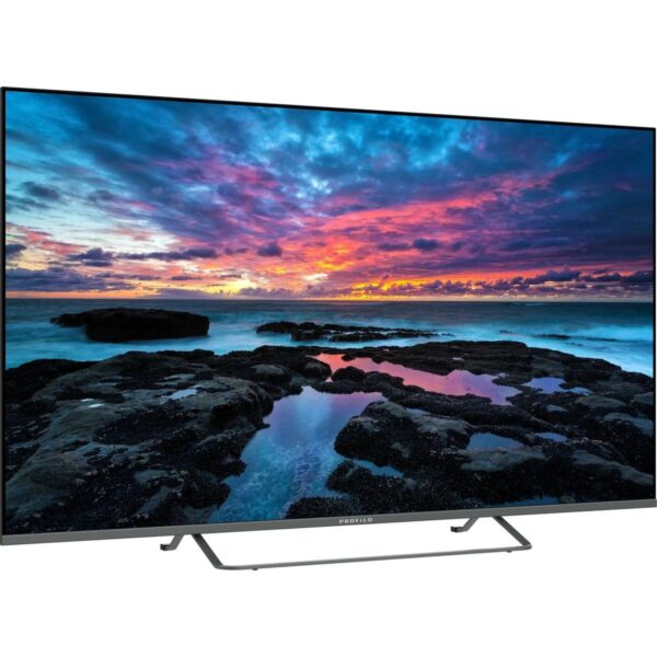 Profilo 50PA525EQG E Enerji Sınıfı 50″ 127 Ekran Ultra Hd Uydu Alıcılı Google Smart QLED Televizyon