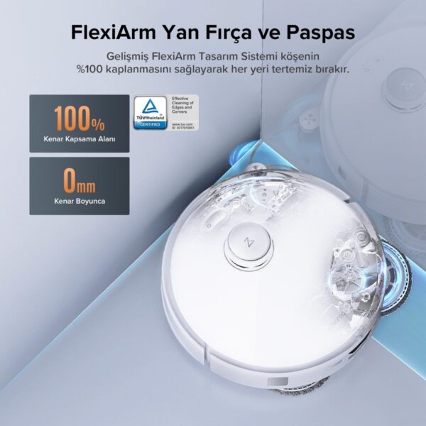 Roborock Qrevo Edge 5V1 Akıllı Robot Süpürge – Beyaz
