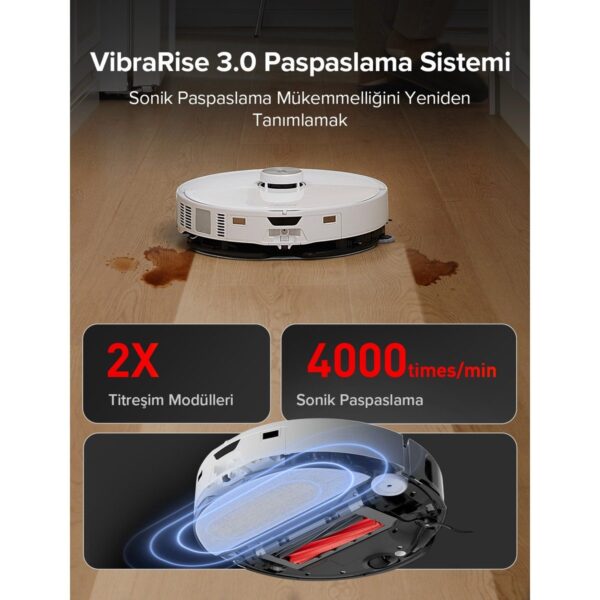 Roborock S8 Maxv Ultra Akıllı Robot Süpürge Beyaz