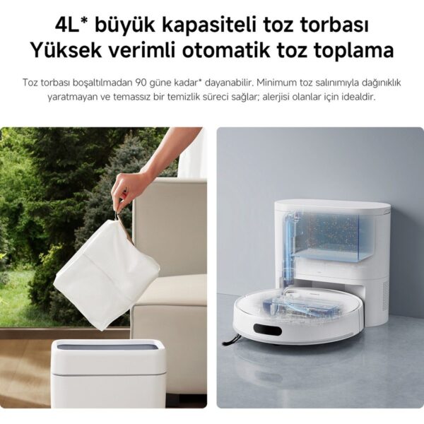 Robot Vacuum H40 Akıllı Robot Süpürge + Mop 10000PA