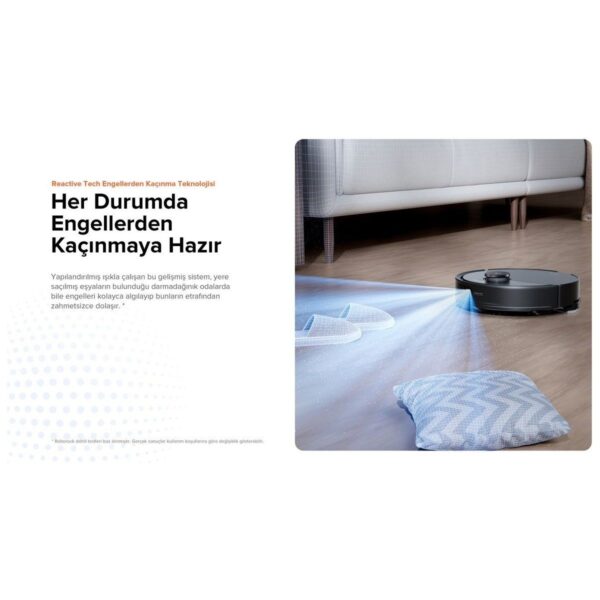 S8 Pro Akıllı Robot Süpürge Siyah