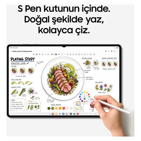Samsung Galaxy Tab S12 Ultra, 12GB RAM, 256GB Depolama Alanı, 14.6 İnç, 120Hz Ekran, WiFi7, S Pen Dahil